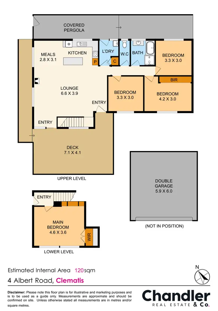 Floorplan of Homely house listing, 4 Albert Road, Clematis VIC 3782
