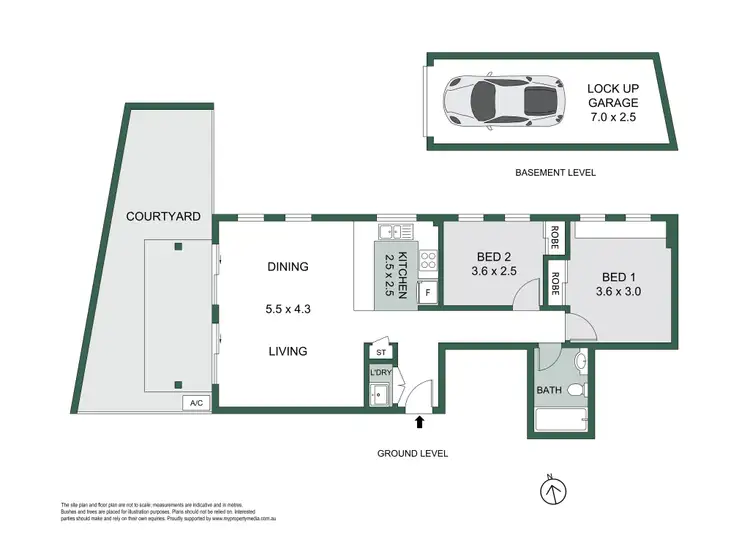 Floorplan of Homely apartment listing, 401/433 Alfred Street, Neutral Bay NSW 2089