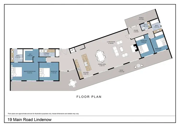 Floorplan of Homely house listing, 19 Main Road, Lindenow VIC 3865