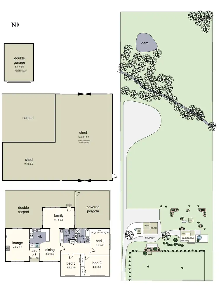 Floorplan of Homely house listing, 7 Rodger Road, Wandin North VIC 3139