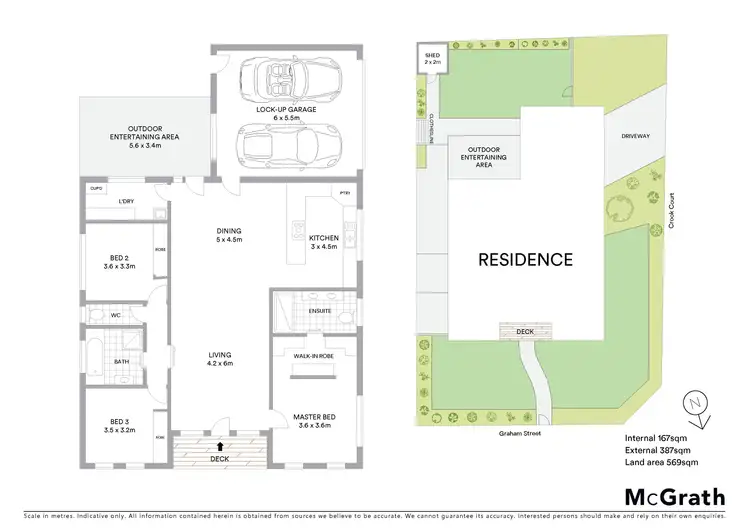 Floorplan of Homely house listing, 13 Crook Court, Ballan VIC 3342