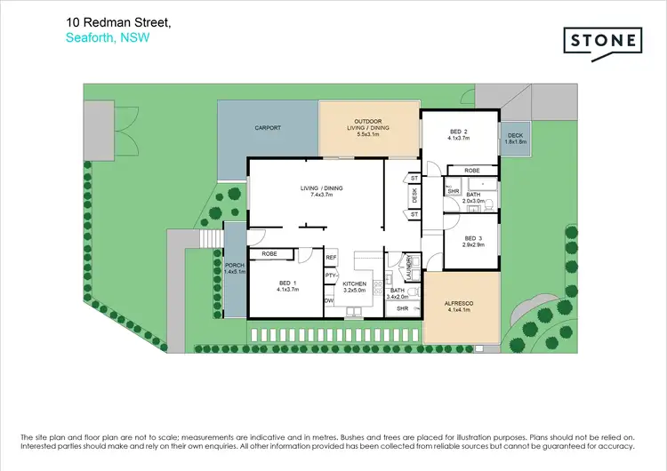 Floorplan of Homely house listing, 10 Redman Street, Seaforth NSW 2092