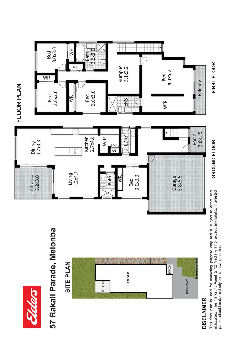 Floorplan of Homely house listing, 57 Rakali Parade, Marsden Park NSW 2765
