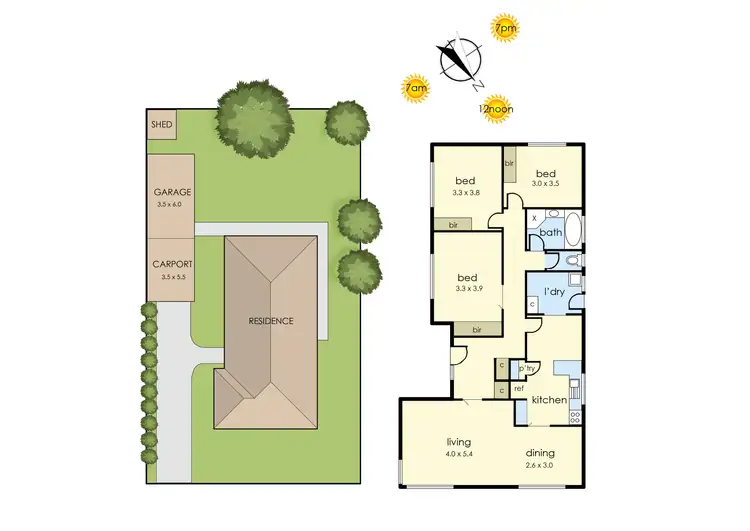 Floorplan of Homely house listing, 46 Brentwood Crescent, Frankston VIC 3199