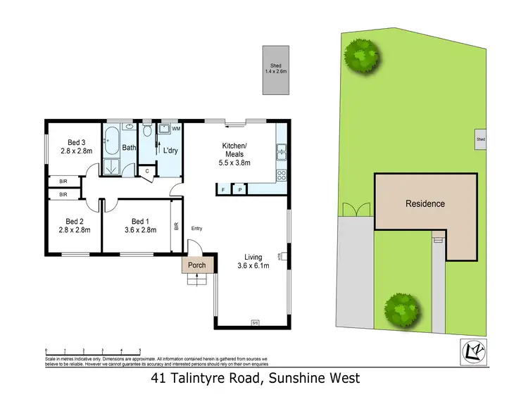 Floorplan of Homely house listing, 41 Talintyre Road, Sunshine West VIC 3020