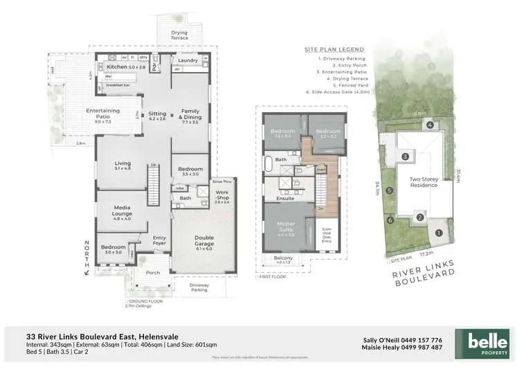 Floorplan of Homely house listing, 33 River Links Boulevard East, Helensvale QLD 4212