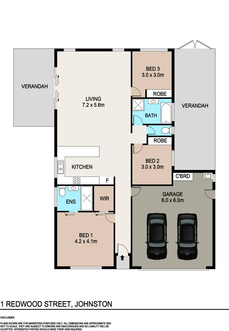 Floorplan of Homely house listing, 1 Redwood Street, Johnston NT 832