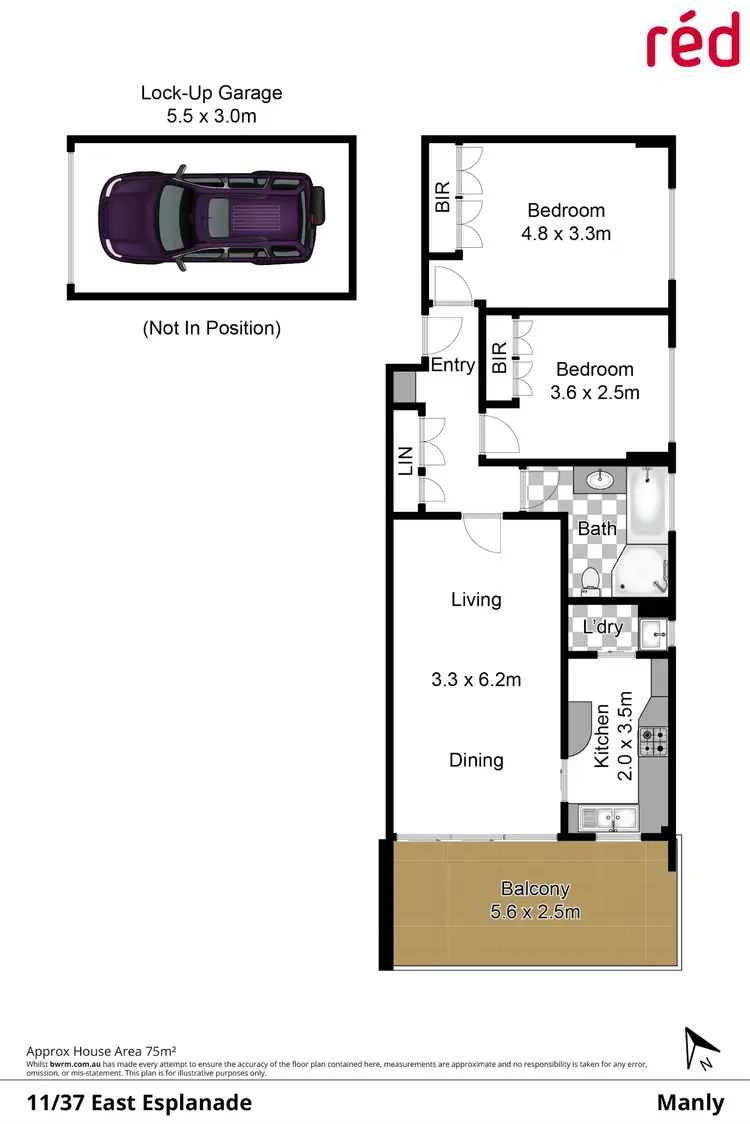 Floorplan of Homely apartment listing, 11/37-38 East Esplanade, Manly NSW 2095