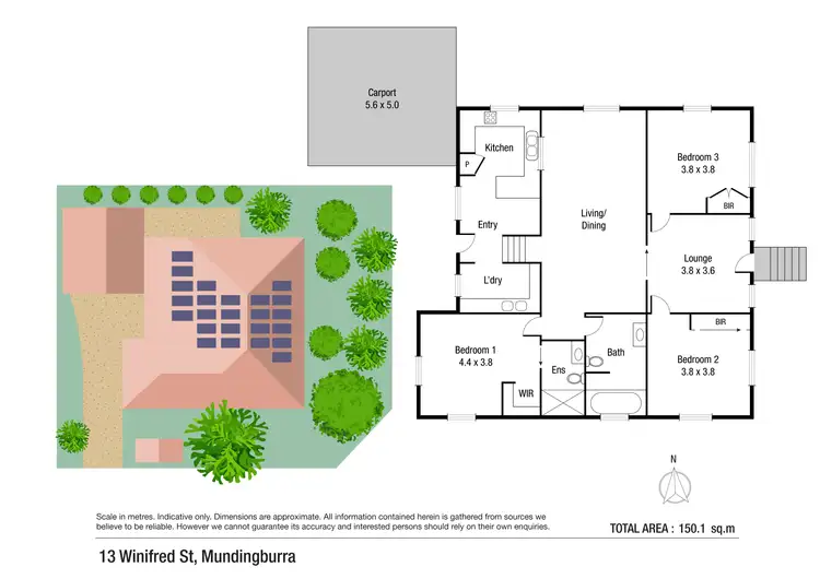 Floorplan of Homely house listing, 13 Winifred Street, Mundingburra QLD 4812