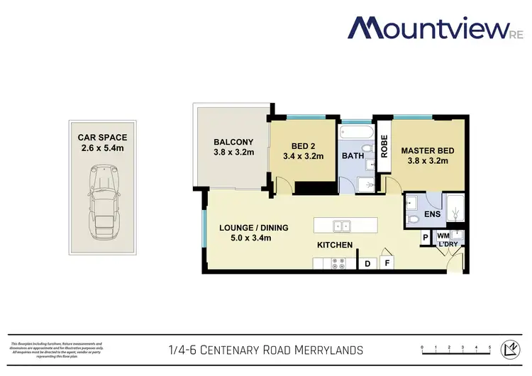 Floorplan of Homely apartment listing, 1/4-6 Centenary Road, Merrylands NSW 2160