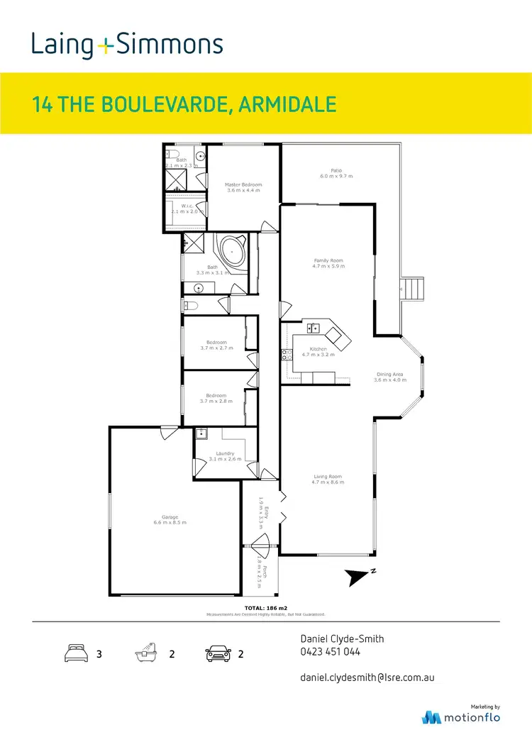 Floorplan of Homely house listing, 14 The Boulevarde, Armidale NSW 2350
