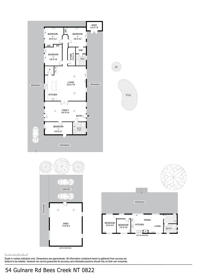 Floorplan of Homely house listing, 54 Gulnare Road, Bees Creek NT 822