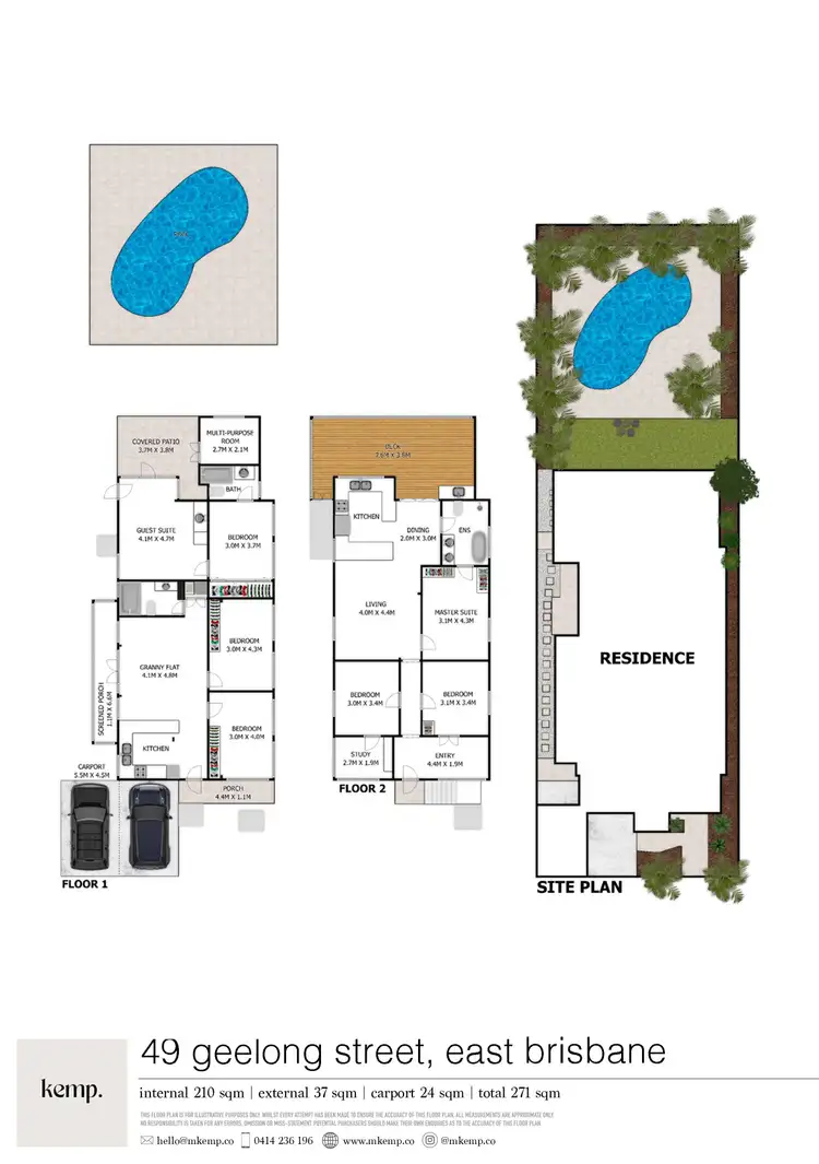 Floorplan of Homely house listing, 49 Geelong Street, East Brisbane QLD 4169