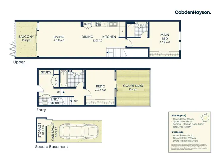 Floorplan of Homely apartment listing, 101/124 Terry Street, Rozelle NSW 2039
