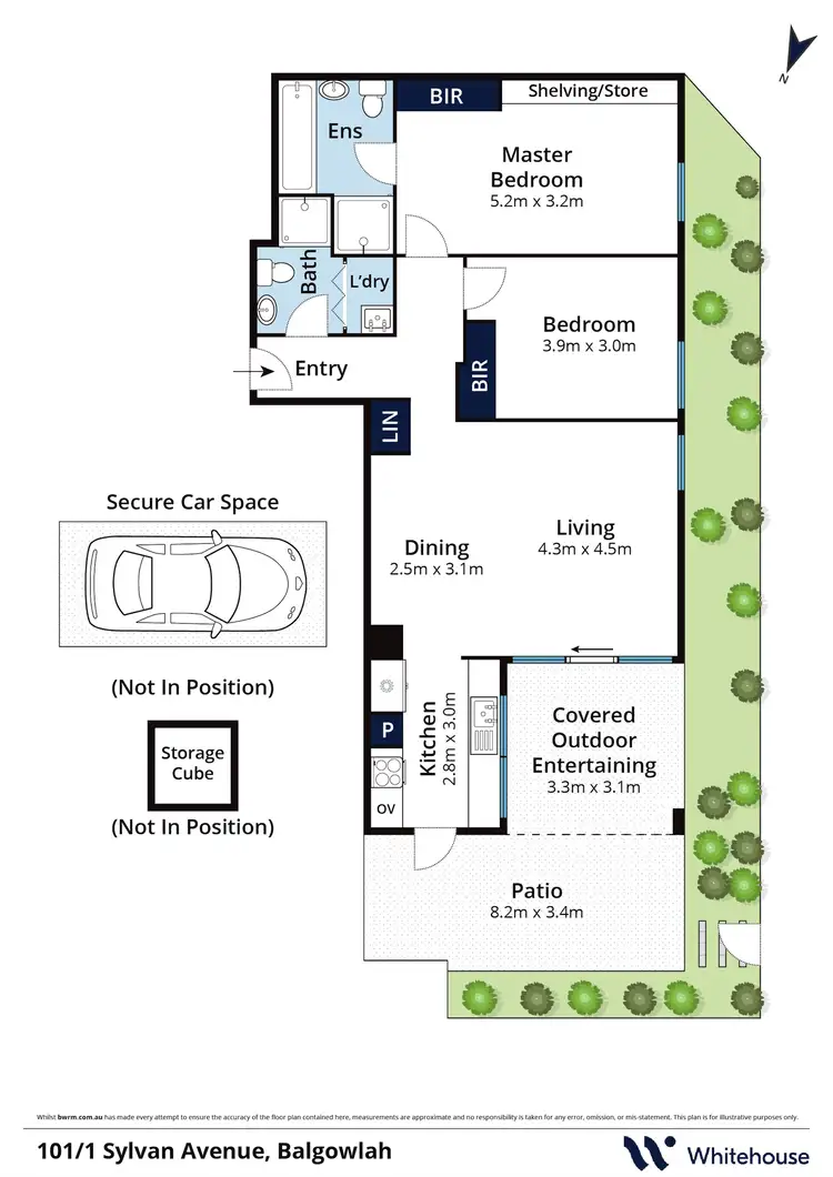 Floorplan of Homely unit listing, 101/1 Sylvan Avenue, Balgowlah NSW 2093