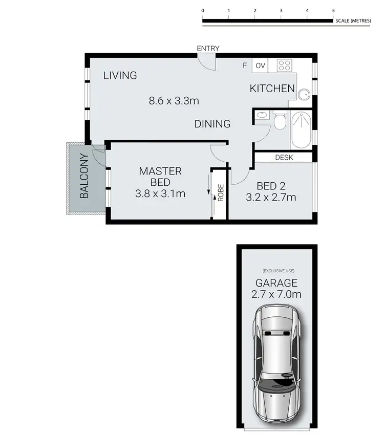 Floorplan of Homely apartment listing, 6/7 Dalley Street, Queenscliff NSW 2096
