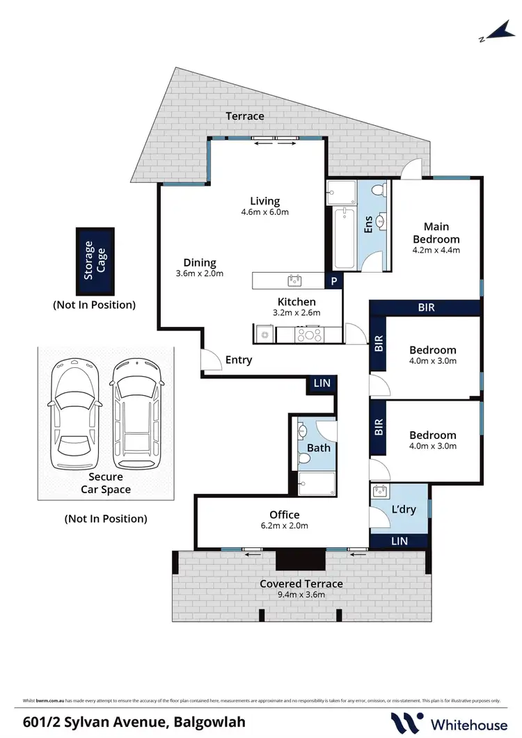 Floorplan of Homely unit listing, 601/2 Sylvan Avenue, Balgowlah NSW 2093