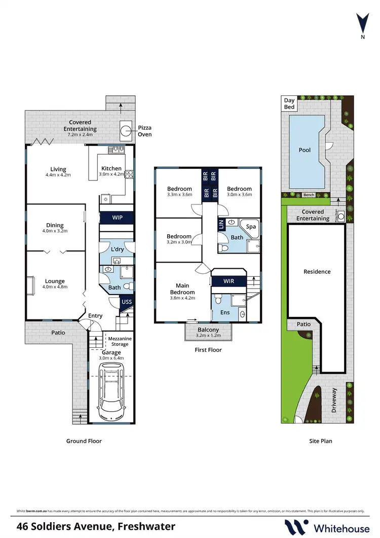 Floorplan of Homely house listing, 46 Soldiers Avenue, Freshwater NSW 2096