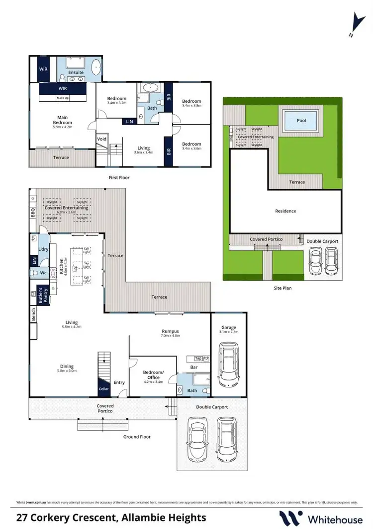 Floorplan of Homely house listing, 27 Corkery Crescent, Allambie Heights NSW 2100