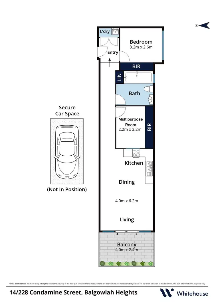 Floorplan of Homely apartment listing, 14/228 Condamine Street, Manly Vale NSW 2093