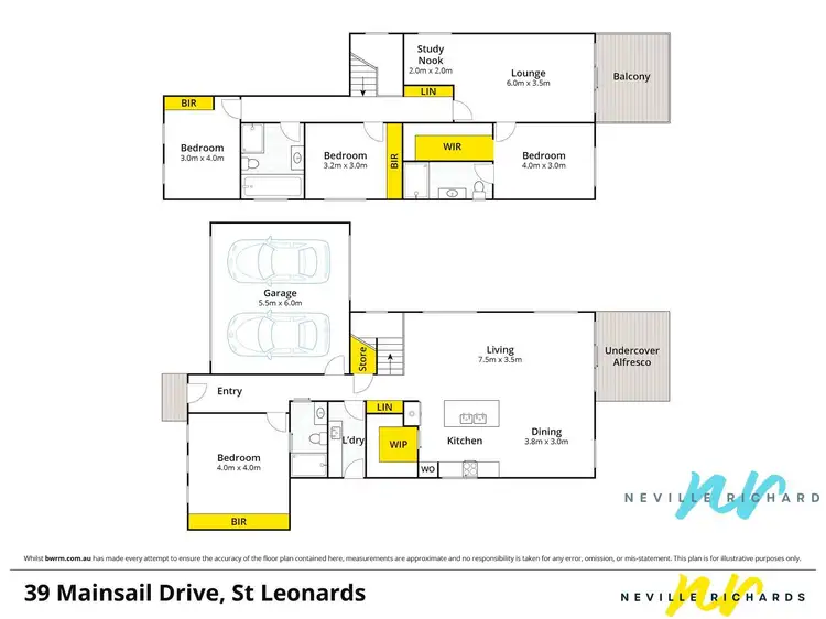 Floorplan of Homely house listing, 39 Mainsail Drive, St Leonards VIC 3223
