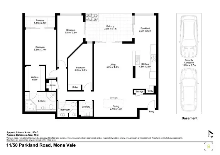 Floorplan of Homely apartment listing, 11/50 Parkland Road, Mona Vale NSW 2103