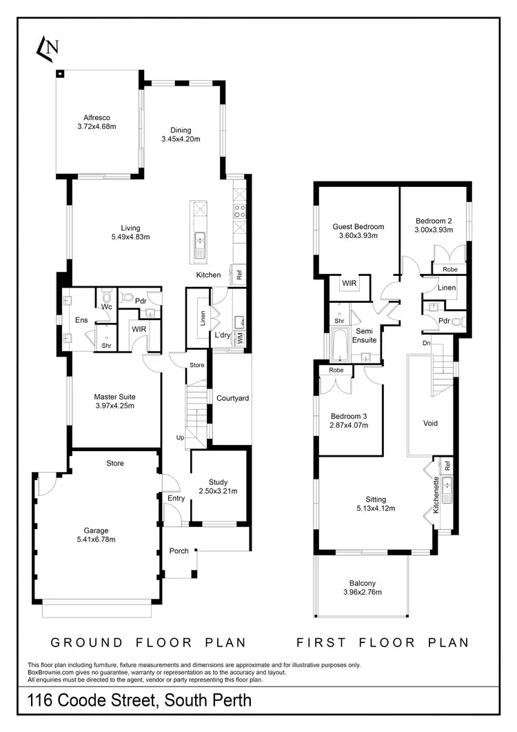 Floorplan of Homely house listing, 116 Coode, South Perth WA 6151