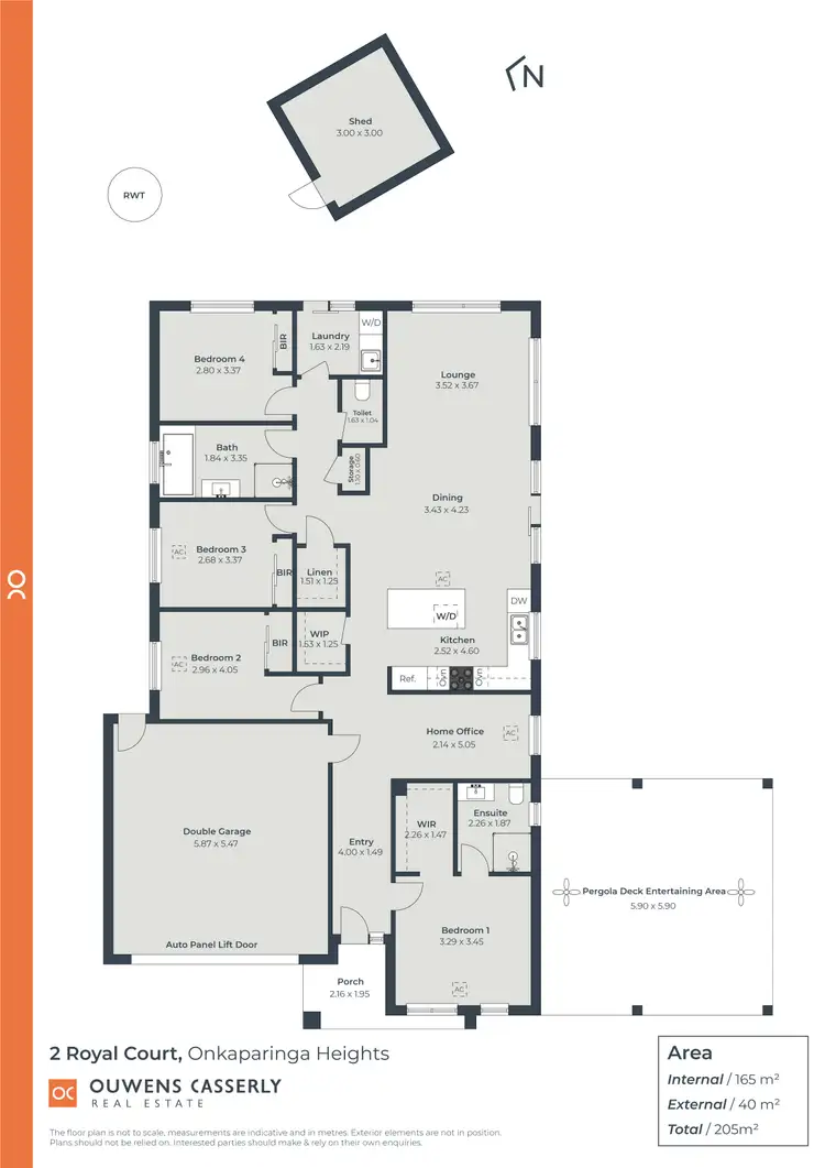 Floorplan of Homely house listing, 2 Royal Court, Onkaparinga Heights SA 5163