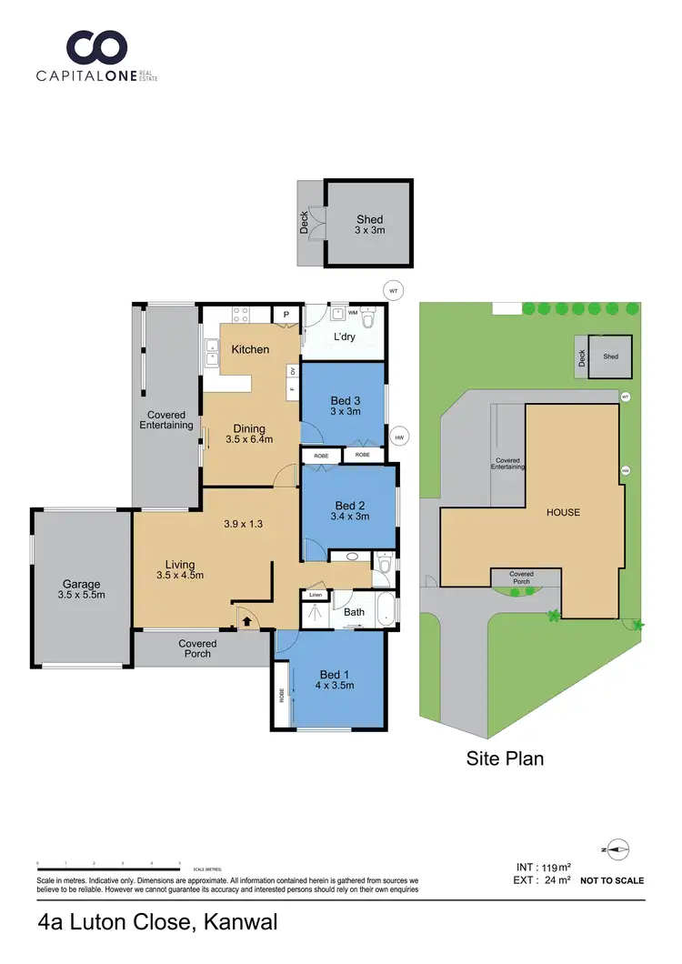 Floorplan of Homely house listing, 4a Luton Close, Kanwal NSW 2259