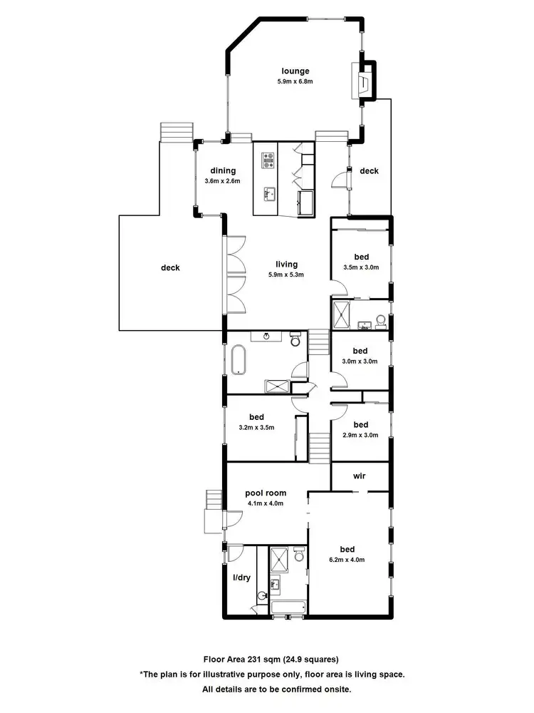 Floorplan of Homely house listing, 3-5 Old Don Road, Badger Creek VIC 3777