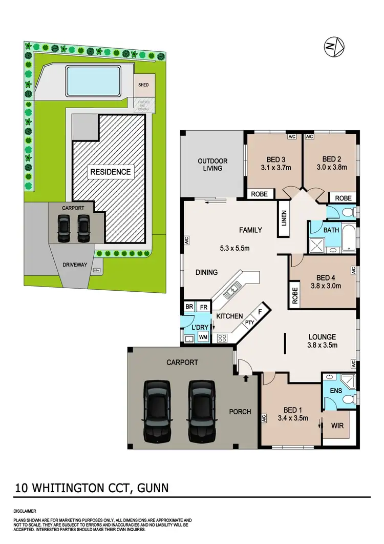 Floorplan of Homely house listing, 10 Whitington Circuit, Gunn NT 832