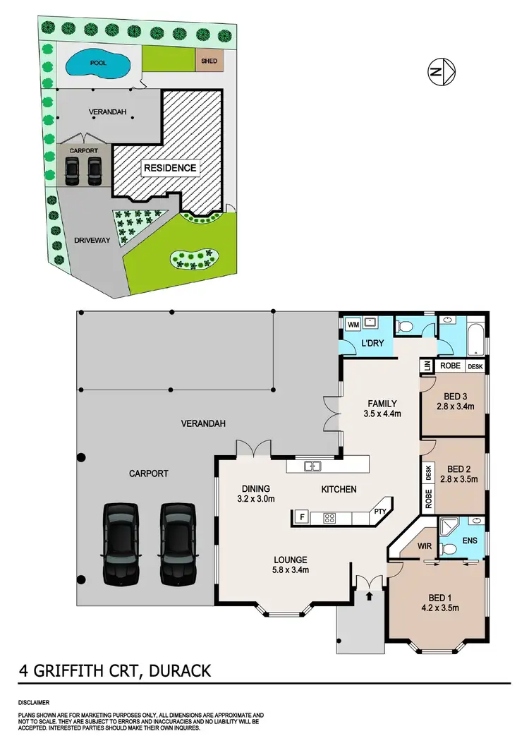 Floorplan of Homely house listing, 4 Griffith Court, Durack NT 830