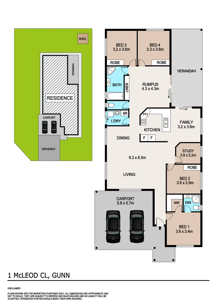 Floorplan of Homely house listing, 1 McLeod Close, Gunn NT 832