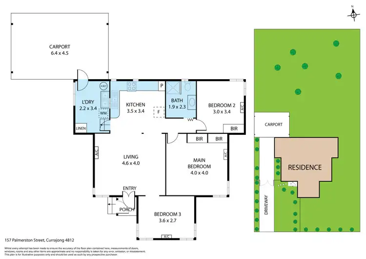 Floorplan of Homely house listing, 157 Palmerston Street, Currajong QLD 4812