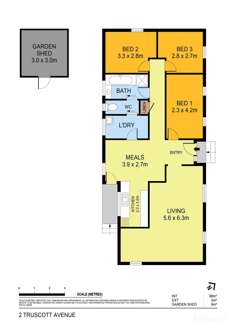 Floorplan of Homely house listing, 2 Truscott Avenue, California Gully VIC 3556