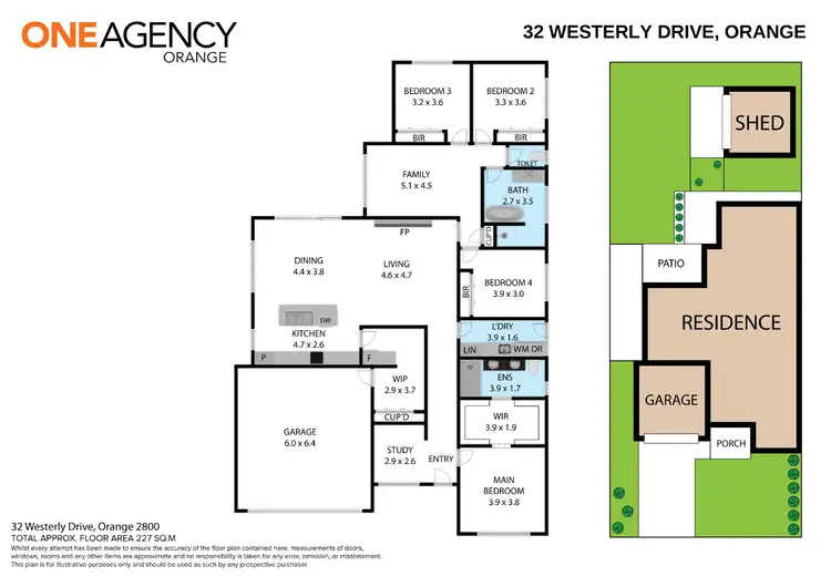 Floorplan of Homely house listing, 32 Westerly Drive, Orange NSW 2800