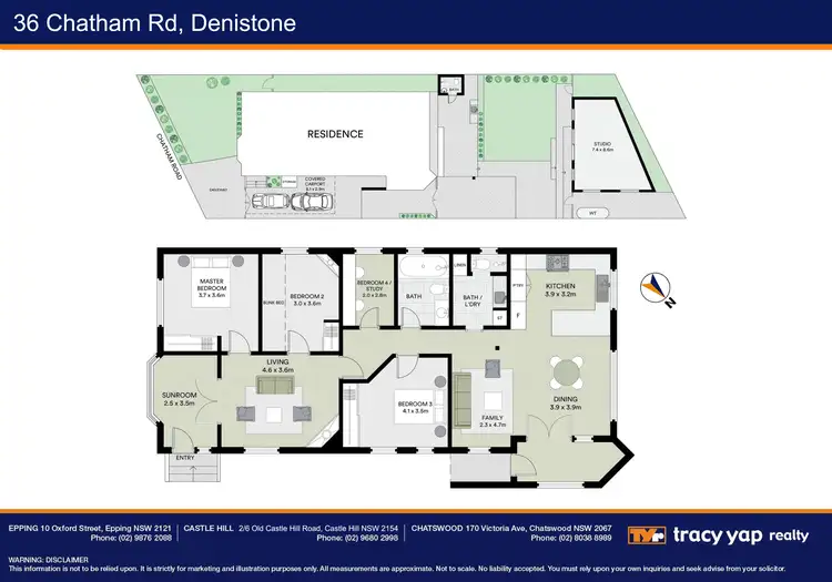 Floorplan of Homely house listing, 36 Chatham Road, Denistone NSW 2114