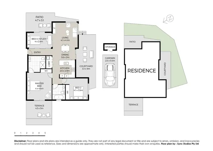 Floorplan of Homely apartment listing, 2/39 Moffatts Drive, Dundas Valley NSW 2117