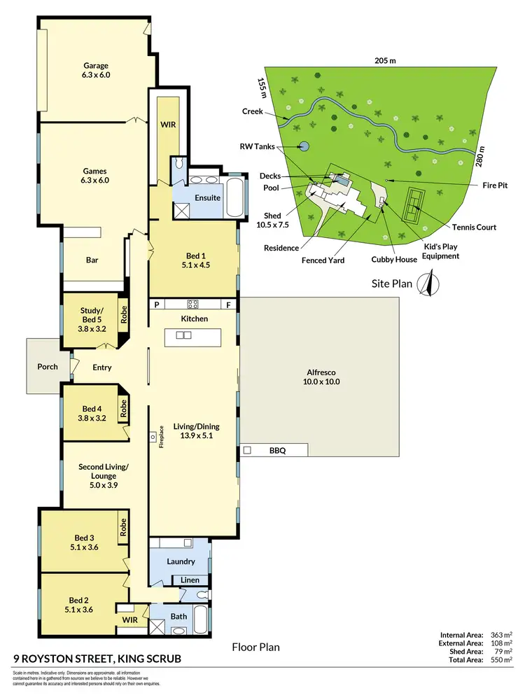 Floorplan of Homely house listing, 9 Royston Street, King Scrub QLD 4521
