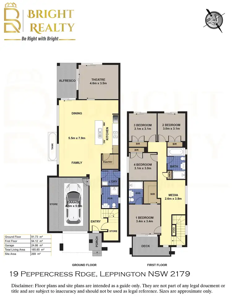 Floorplan of Homely house listing, 19 Peppercress Ridge, Leppington NSW 2179