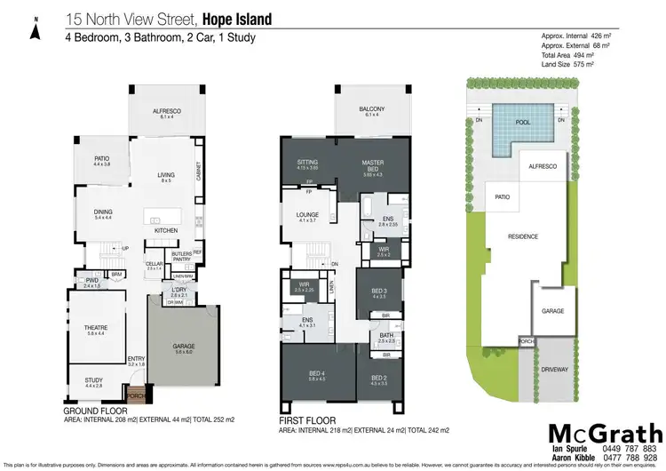 Floorplan of Homely house listing, 15 North View Street, Hope Island QLD 4212