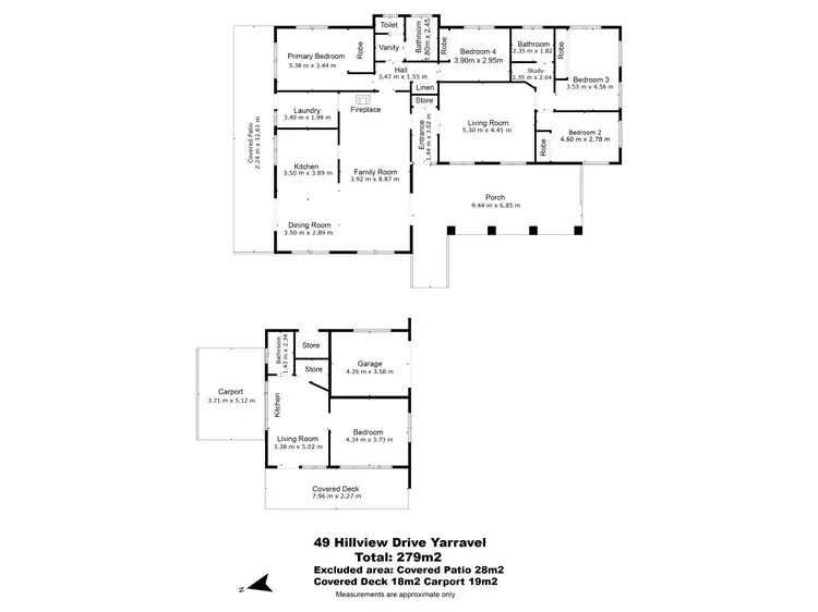 Floorplan of Homely house listing, 49 Hillview Drive, Yarravel NSW 2440