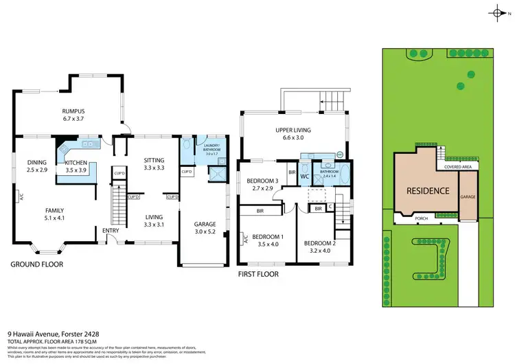 Floorplan of Homely house listing, 9 Hawaii Avenue, Forster NSW 2428