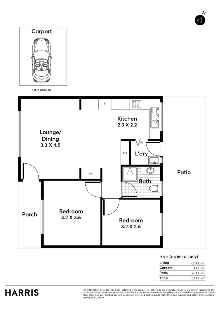 Floorplan of Homely unit listing, 3/64 Boucaut Avenue, Klemzig SA 5087