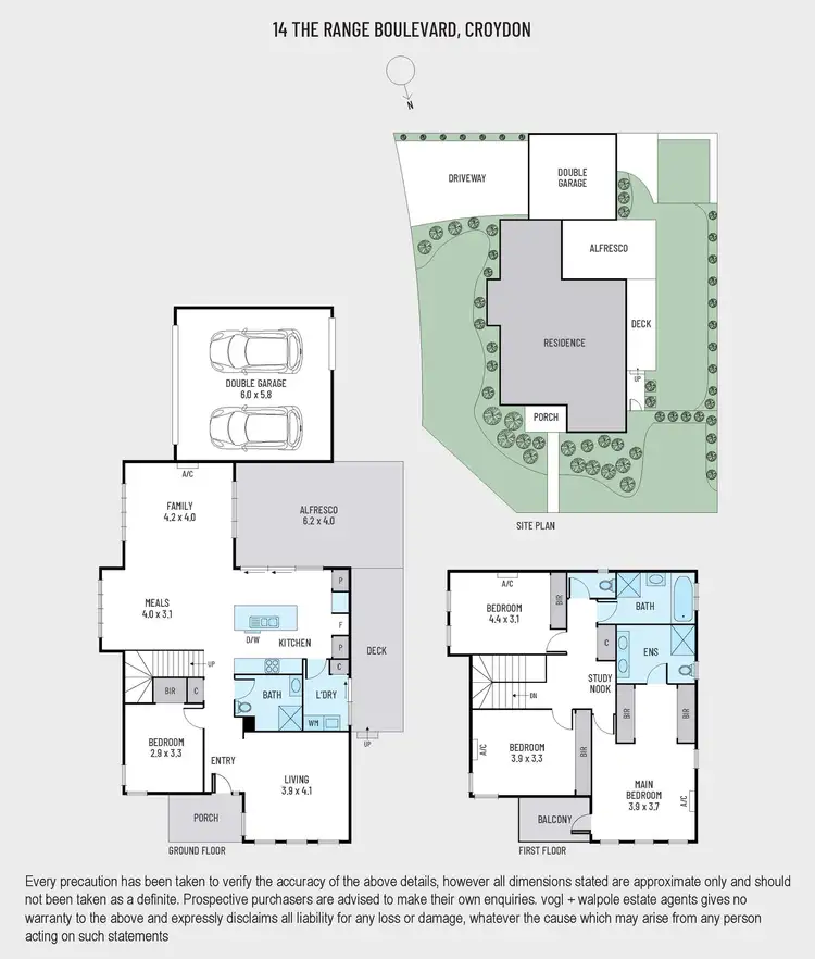 Floorplan of Homely house listing, 14 The Range Boulevard, Croydon VIC 3136
