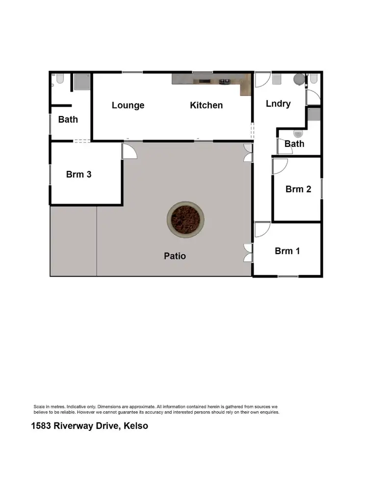 Floorplan of Homely house listing, 1583 Riverway Drive, Kelso QLD 4815