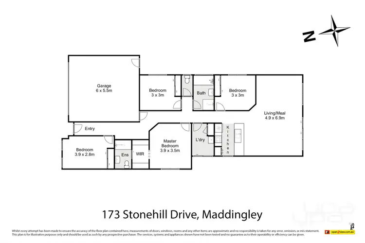 Floorplan of Homely house listing, 173 Stonehill Drive, Maddingley VIC 3340