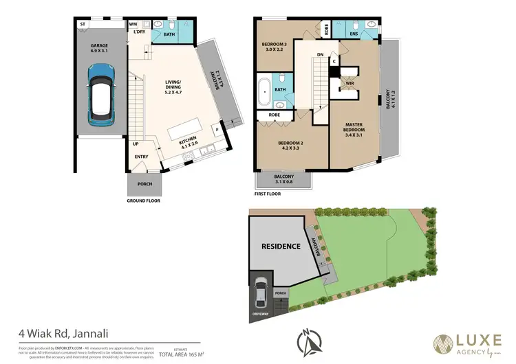 Floorplan of Homely semi-detached listing, 4 Wiak Road, Jannali NSW 2226