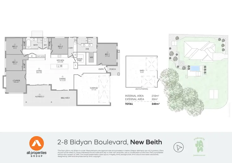 Floorplan of Homely rural property listing, 2-8 Bidyan Boulevard, New Beith QLD 4124