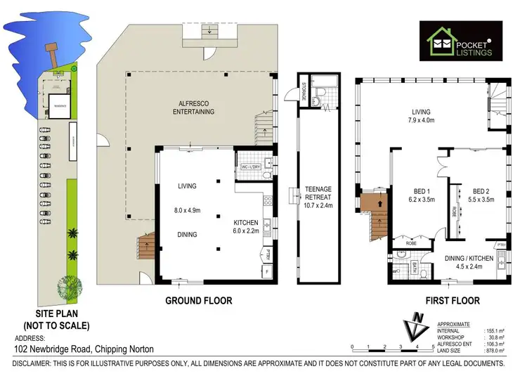 Floorplan of Homely house listing, 102 Newbridge Road, Chipping Norton NSW 2170